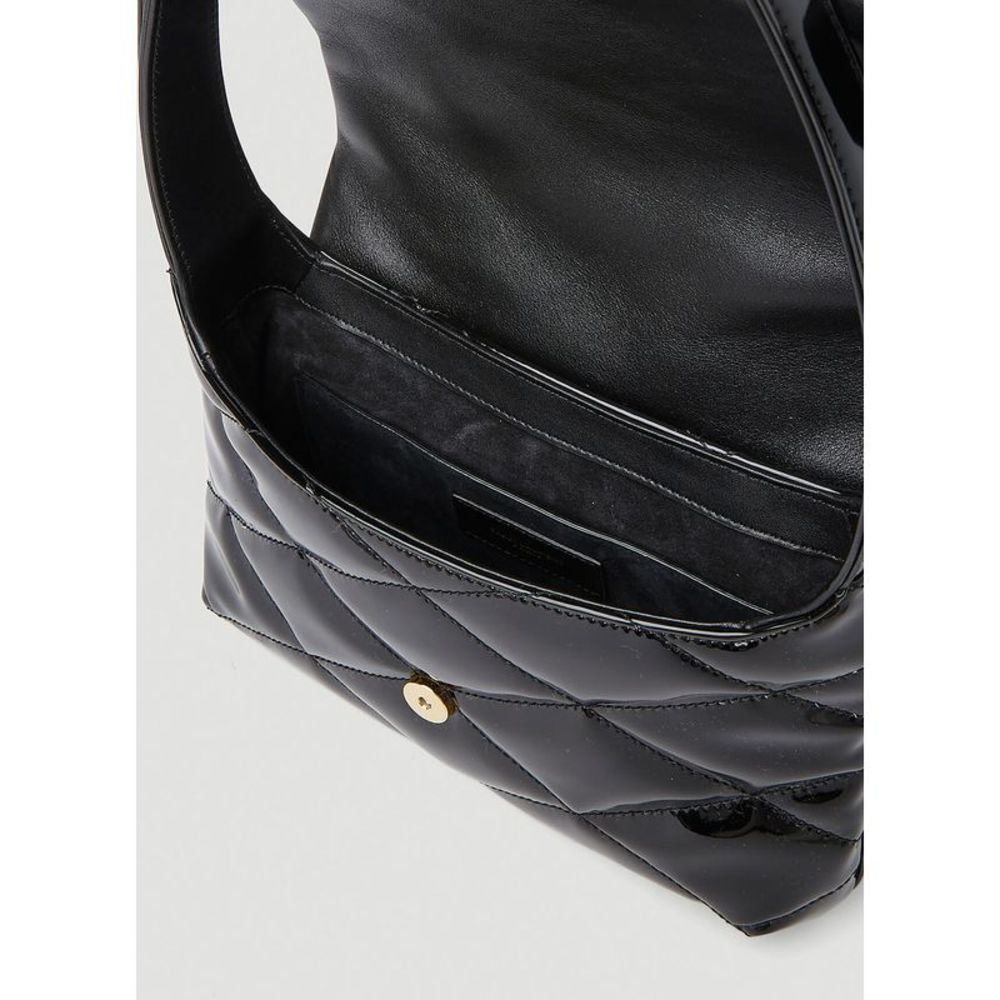 SAINT LAURENT 5A7 Padded Shoulder Bag in Black - Picture 6 of 6